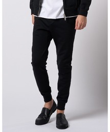 wjk（ダヴルジェイケイ）の「basic rib sweat pants（スウェットパンツ）」