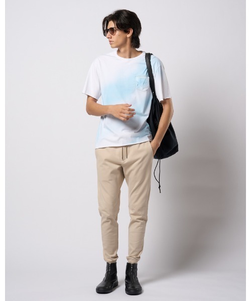 wjk（ダヴルジェイケイ）の「basic rib sweat pants（スウェットパンツ・メンズ・ブラック/ライトベージュ/トップグレー・SMALL/MEDIUM/LARGE/X-LARGE）」の5枚目の写真