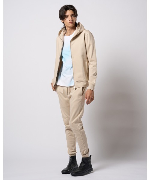 wjk（ダヴルジェイケイ）の「basic rib sweat pants（スウェットパンツ・メンズ・ブラック/ライトベージュ/トップグレー・SMALL/MEDIUM/LARGE/X-LARGE）」の6枚目の写真
