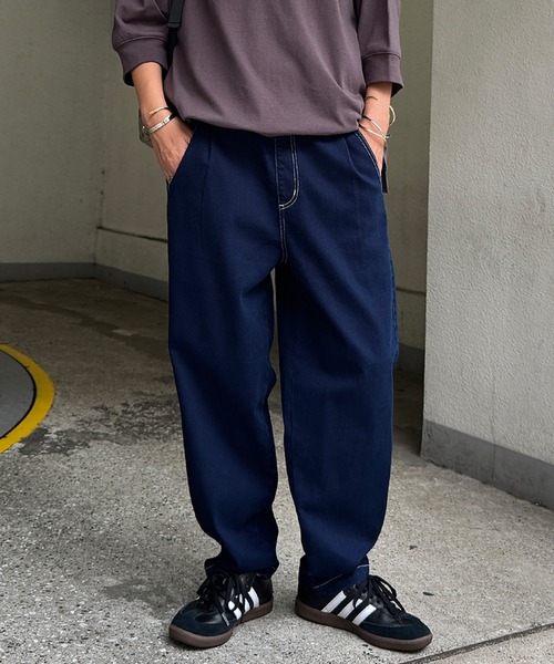 LBC(エルビーシー)の「らくぬくシェフパンツ(その他パンツ・レディース・ブラック/オフホワイト/オリーブ/チェック/ダークネイビー・M/L)」の5枚目の写真