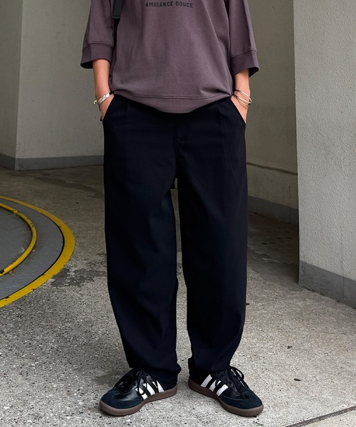 LBC(エルビーシー)の「らくぬくシェフパンツ(その他パンツ・レディース・ブラック/オフホワイト/オリーブ/チェック/ダークネイビー・M/L)」の3枚目の写真