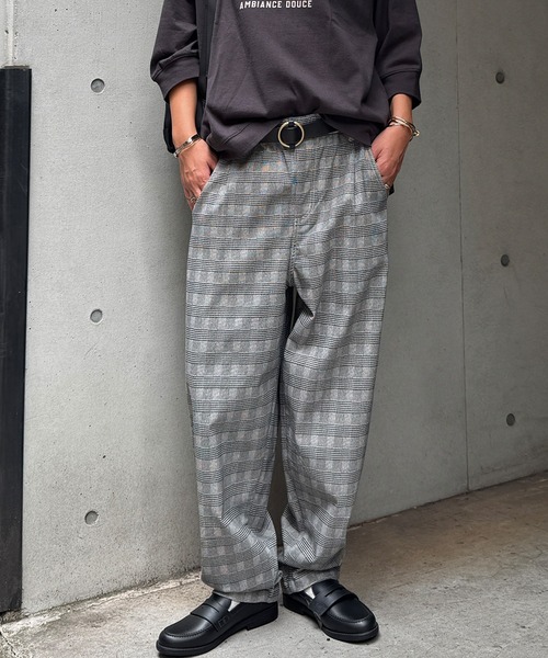 LBC(エルビーシー)の「らくぬくシェフパンツ(その他パンツ・レディース・ブラック/オフホワイト/オリーブ/チェック/ダークネイビー・M/L)」の7枚目の写真