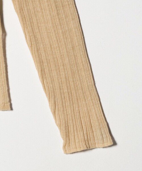 BEAUTY&YOUTH UNITED ARROWS(ビューティーアンドユースユナイテッドアローズ)の「アルパカブレンド ランダムリブ ヘンリーネックプルオーバー(ニット/セーター・レディース・ダークグレー/クリーム/オリーブ・FREE)」の18枚目の写真