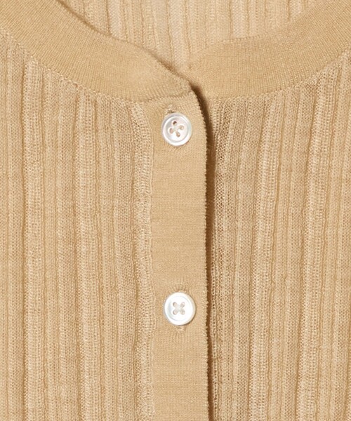 セール】アルパカブレンド ランダムリブ ヘンリーネックプルオーバー