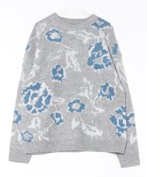 many men many mind（メニーメンメニーマインド）の「MANYMENMANYMINDS / モヘアタッチ総柄ニットプルオーバー（ニット/セーター）」