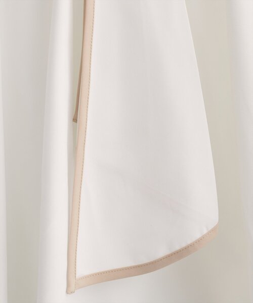 natural couture(ナチュラルクチュール)の「【WEB限定】配色ボウタイ2WAYブラウス(シャツ/ブラウス・レディース・ネイビー/チャコールグレー/オフホワイト/サックスブルー/ピンクベージュ/グレイッシュベージュ/その他1・FREE)」の18枚目の写真