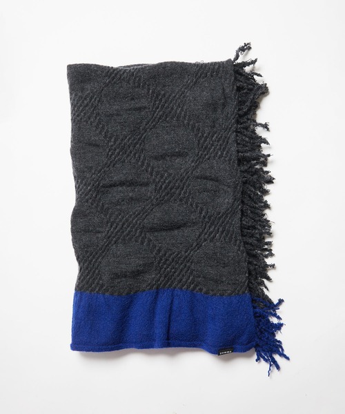 gomme（ゴム）の「縮絨ドットストール（ストール/ショール・レディース・アイボリー/グレー/チャコールグレー/レッド・FREE）」の19枚目の写真