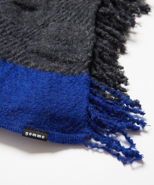 gomme（ゴム）の「縮絨ドットストール（ストール/ショール・レディース・アイボリー/グレー/チャコールグレー/レッド・FREE）」の20枚目の写真