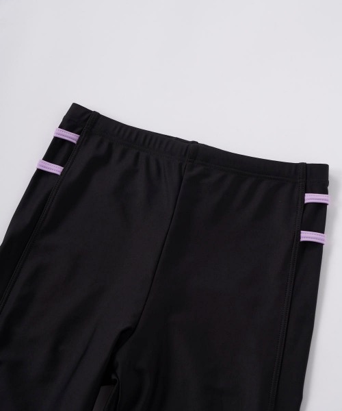 OP/RUSTY（オーピー/ラスティー）の「【ノーブランド】スクール水着 キッズ タンキニ水着 セパレート めくれ防止 スイミング  日焼け対策 UVカット ストレッチ素材（水着・キッズ・ネイビー/サックスブルー/ネイビー×ホワイト/ブラック×パープル・130/140/150/160/170）」の20枚目の写真