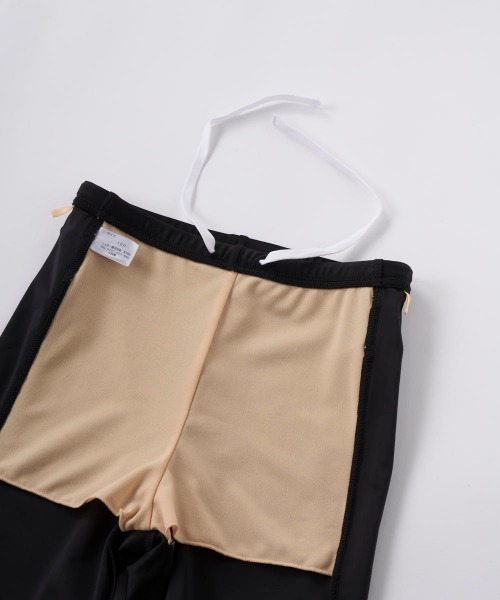 OP/RUSTY（オーピー/ラスティー）の「【ノーブランド】スクール水着 キッズ タンキニ水着 セパレート めくれ防止 スイミング  日焼け対策 UVカット ストレッチ素材（水着・キッズ・ネイビー/サックスブルー/ネイビー×ホワイト/ブラック×パープル・130/140/150/160/170）」の21枚目の写真