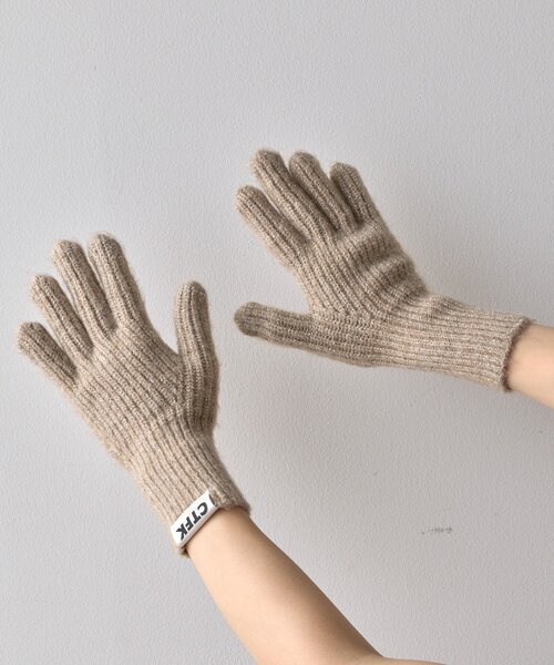 BIRTHDAY BAR(バースデイバー)の「【CONTROL FREAK】ソフトラメフィンガーグローブ(手袋・レディース・チャコールグレー/ベージュ/レッド・0)」の19枚目の写真