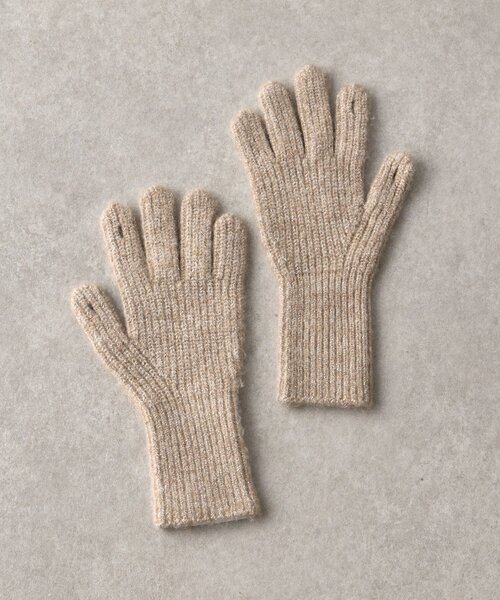 BIRTHDAY BAR(バースデイバー)の「【CONTROL FREAK】ソフトラメフィンガーグローブ(手袋・レディース・チャコールグレー/ベージュ/レッド・0)」の13枚目の写真