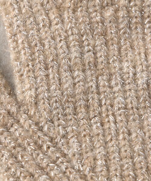 BIRTHDAY BAR(バースデイバー)の「【CONTROL FREAK】ソフトラメフィンガーグローブ(手袋・レディース・チャコールグレー/ベージュ/レッド・0)」の6枚目の写真