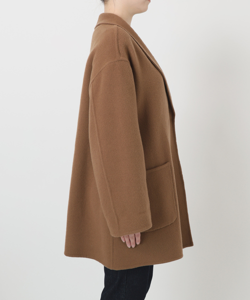 WEB限定/追加》SUPER140 ダブルフェイスベルテッドコート（その他