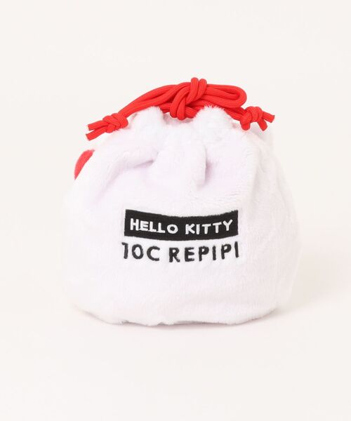 repipi armario（レピピ アルマリオ）の「【HELLO KITTY】【10C REPIPI】フェイスキンチャク（その他雑貨・キッズ・ベージュ/ブラック系その他/ホワイト・FREE）」の18枚目の写真