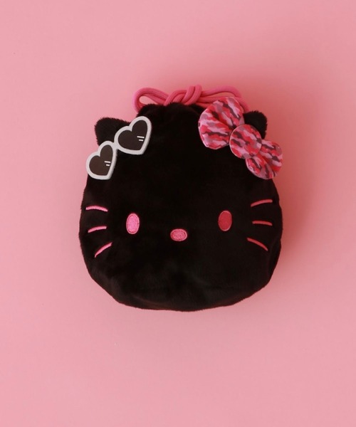 repipi armario（レピピ アルマリオ）の「【HELLO KITTY】【10C REPIPI】フェイスキンチャク（その他雑貨・キッズ・ベージュ/ブラック系その他/ホワイト・FREE）」の7枚目の写真