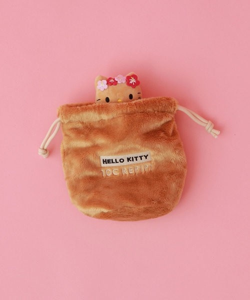 repipi armario（レピピ アルマリオ）の「【HELLO KITTY】【10C REPIPI】フェイスキンチャク（その他雑貨・キッズ・ベージュ/ブラック系その他/ホワイト・FREE）」の10枚目の写真