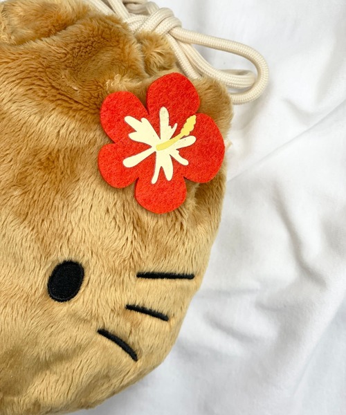repipi armario（レピピ アルマリオ）の「【HELLO KITTY】【10C REPIPI】フェイスキンチャク（その他雑貨・キッズ・ベージュ/ブラック系その他/ホワイト・FREE）」の13枚目の写真
