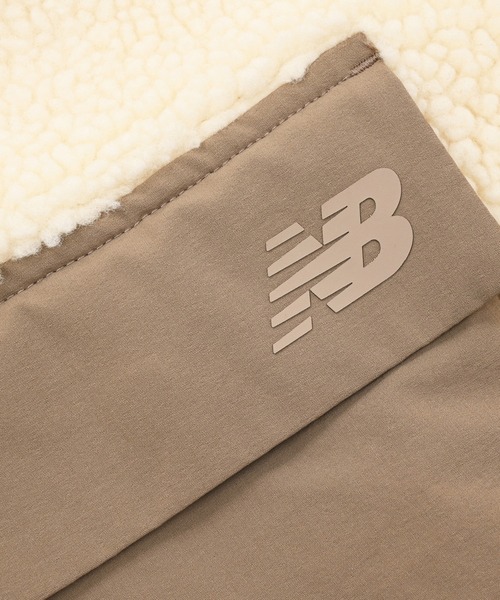 NEW BALANCE（ニューバランス）の「ボアフリースジャケット（ブルゾン・メンズ・ベージュ/カーキ・SMALL/MEDIUM/LARGE/X-LARGE/XX-LARGE）」の7枚目の写真