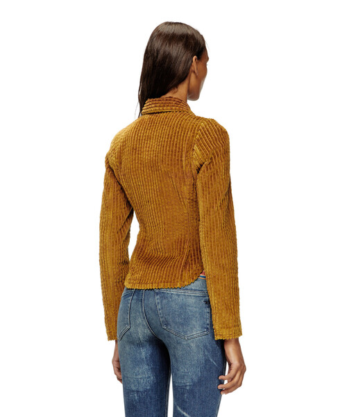 DIESEL(ディーゼル)の「ウィメンズ コーデュロイジャケット G-ENEA(ブルゾン・レディース・ブラウン/ダークブラウン・38/42/40/44)」の12枚目の写真