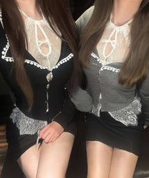 ALLuRing ChaRm（アリュリングチャーム）の「Lace Sailor Collar Rib Knit Cardigan / レースセーラーカラーリブニットカーディガン（ニット/セーター）」