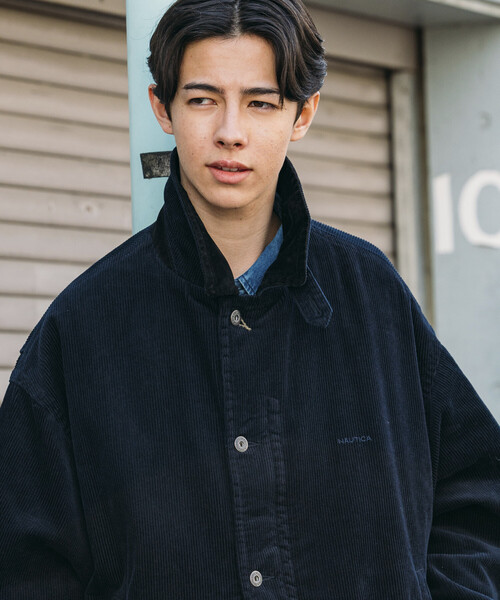 NAUTICA/ノーティカ 中綿 ストーンバイオ加工 コーデュロイブルゾン