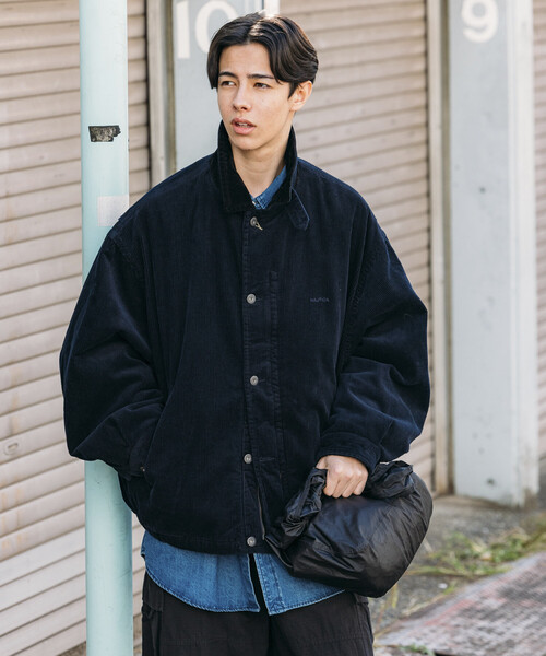 セール】NAUTICA/ノーティカ 中綿 ストーンバイオ加工 コーデュロイ