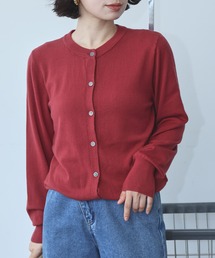 週末限定値下げ!!美品 ハートカットニット ボルドー swing by ハートジャカードクルーニット/Green Parks（グリーン