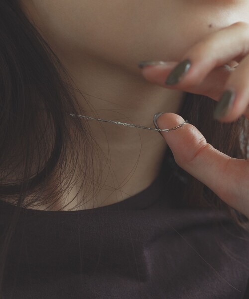 by Preek(バイプリーク)の「<MIZUKI HANAYAMA×by Preek>シンプル ネックレス(ネックレス・レディース・シルバー/ゴールド・FREE)」の4枚目の写真