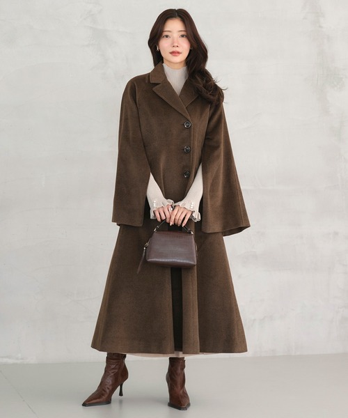 セール】2WAY ケープスリーブ チェスターコート ｜ アウター / ウール