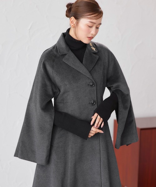 セール】2WAY ケープスリーブ チェスターコート ｜ アウター / ウール