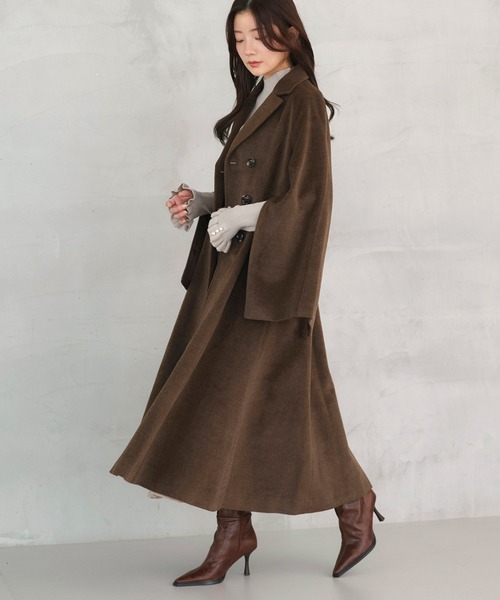 セール】2WAY ケープスリーブ チェスターコート ｜ アウター / ウール