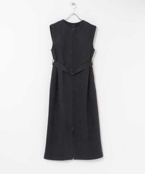 URBAN RESEARCH ROSSO WOMEN（アーバンリサーチ　ロッソ）の「フロントファスナーレイヤードワンピース（ワンピース・レディース・モカ/ネイビー・FREE）」の22枚目の写真