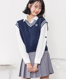 algy | 【セレモニー対応】ニットベスト&シャツセット(シャツ/ブラウス)