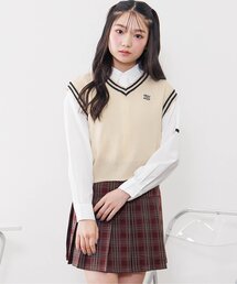 algy | 【セレモニー対応】ニットベスト&シャツセット(シャツ/ブラウス)