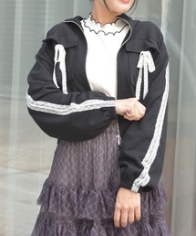 axes femme（アクシーズファム）の「スウェットトラックジャケット（ブルゾン）」