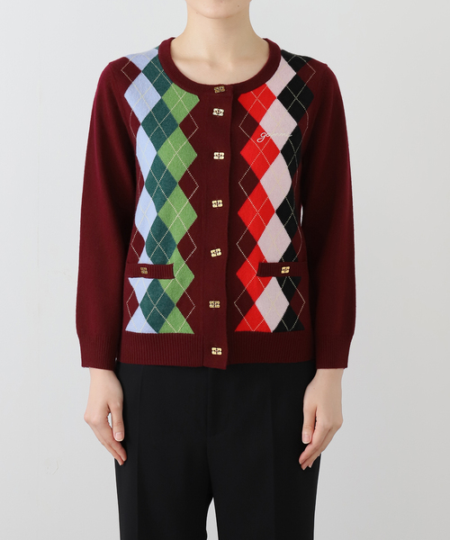 EDIT. FOR LULU(エディットフォールル)の「【GANNI/ガニー】カシミヤウールミックスカーディガン(ニット/セーター・レディース・ボルドー・FREE)」の15枚目の写真