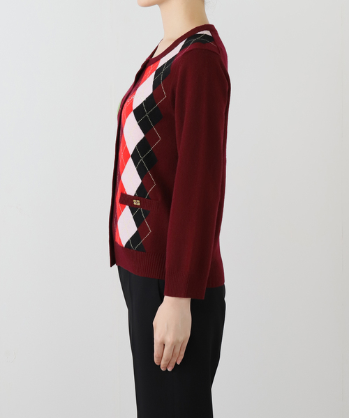 EDIT. FOR LULU(エディットフォールル)の「【GANNI/ガニー】カシミヤウールミックスカーディガン(ニット/セーター・レディース・ボルドー・FREE)」の16枚目の写真