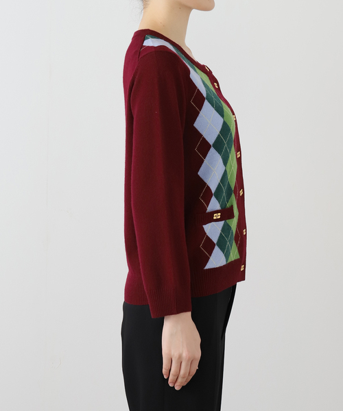 EDIT. FOR LULU(エディットフォールル)の「【GANNI/ガニー】カシミヤウールミックスカーディガン(ニット/セーター・レディース・ボルドー・FREE)」の18枚目の写真
