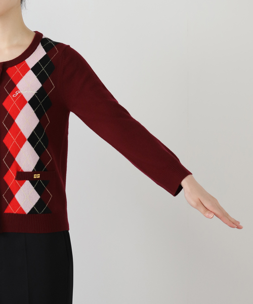 EDIT. FOR LULU(エディットフォールル)の「【GANNI/ガニー】カシミヤウールミックスカーディガン(ニット/セーター・レディース・ボルドー・FREE)」の19枚目の写真
