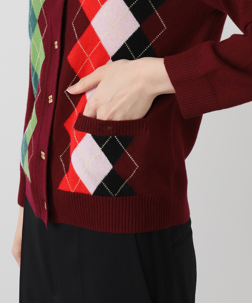 EDIT. FOR LULU(エディットフォールル)の「【GANNI/ガニー】カシミヤウールミックスカーディガン(ニット/セーター・レディース・ボルドー・FREE)」の20枚目の写真