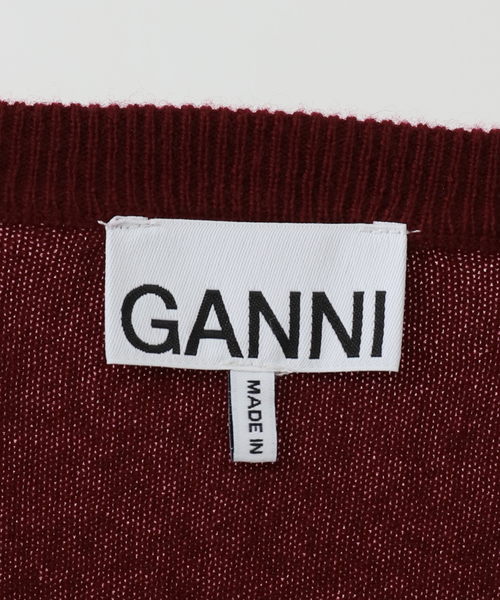 EDIT. FOR LULU(エディットフォールル)の「【GANNI/ガニー】カシミヤウールミックスカーディガン(ニット/セーター・レディース・ボルドー・FREE)」の21枚目の写真