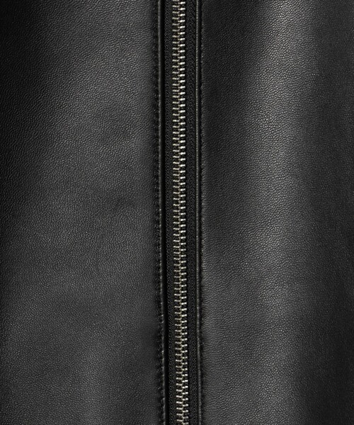 セール】ラムレザー ノーカラーブルゾン ＜A DAY IN THE LIFE