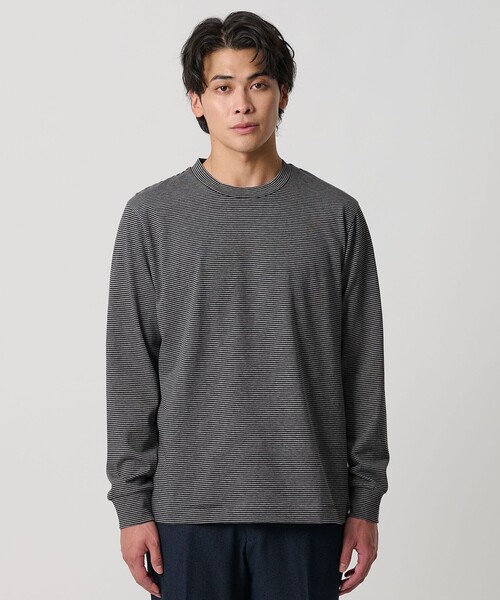 A DAY IN THE LIFE UNITED ARROWS(アデイインザライフユナイテッドアローズ)の「マルチボーダー クルーネックカットソー<A DAY IN THE LIFE>(Tシャツ/カットソー・メンズ・その他1/その他3/その他2・M/S/L)」の4枚目の写真