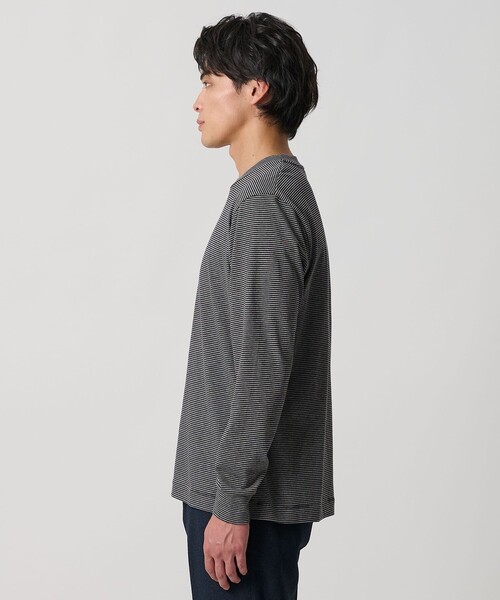 A DAY IN THE LIFE UNITED ARROWS(アデイインザライフユナイテッドアローズ)の「マルチボーダー クルーネックカットソー<A DAY IN THE LIFE>(Tシャツ/カットソー・メンズ・その他1/その他3/その他2・M/S/L)」の5枚目の写真