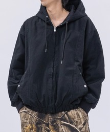 JOHN'S CLOSET（ジョンズクローゼット）の「【13】キャンパス＆キルト リバーシブル ショートパーカー（ブルゾン・メンズ）」