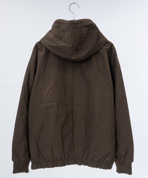 JOHN'S CLOSET（ジョンズクローゼット）の「【13】キャンパス＆キルト リバーシブル ショートパーカー（ブルゾン・メンズ・ブラウン/カーキ/ブラック・LARGE/MEDIUM）」の5枚目の写真
