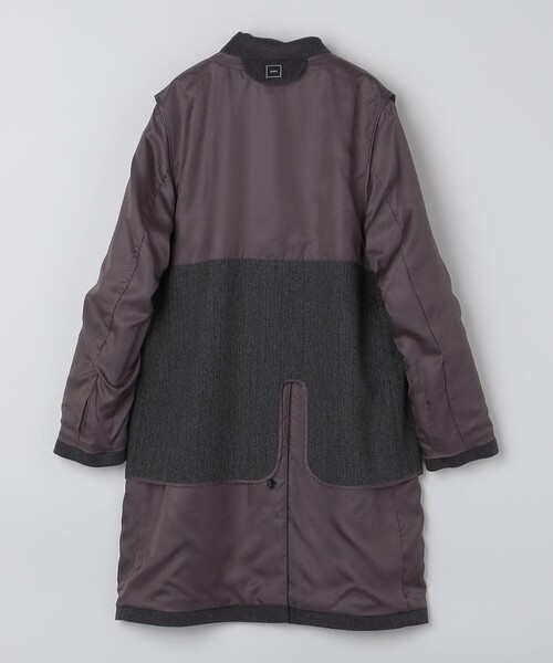 SHIPS（シップス）の「SHIPS: ウール ビーバー ステンカラー コート（ステンカラーコート・メンズ・ダークグレー・SMALL/MEDIUM/LARGE）」の12枚目の写真