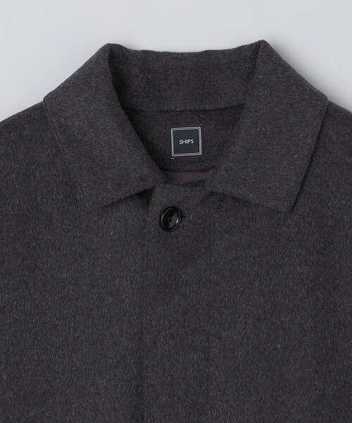 SHIPS（シップス）の「SHIPS: ウール ビーバー ステンカラー コート（ステンカラーコート・メンズ・ダークグレー・SMALL/MEDIUM/LARGE）」の14枚目の写真