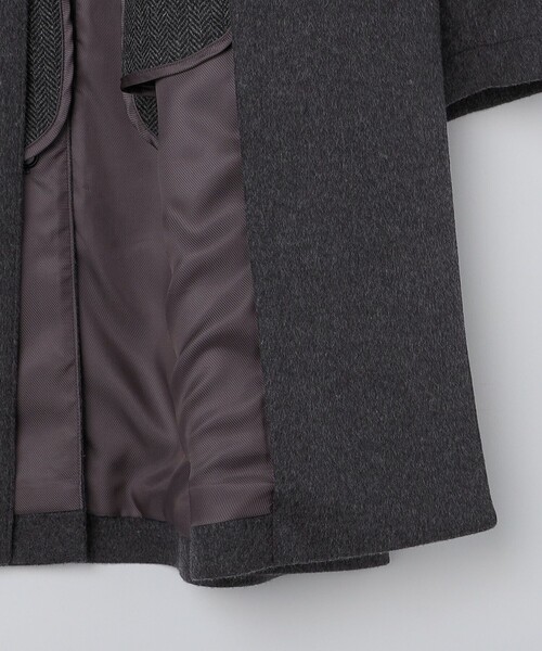 SHIPS（シップス）の「SHIPS: ウール ビーバー ステンカラー コート（ステンカラーコート・メンズ・ダークグレー・SMALL/MEDIUM/LARGE）」の17枚目の写真